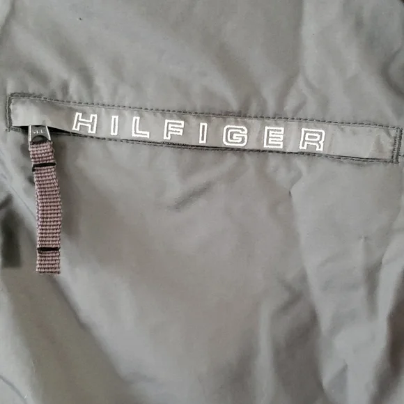 Tommy Hilfiger Gray Nylon Jacket Size XL Vintage - Picture 4 of 10